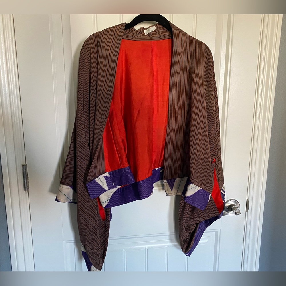 Authentic Silk Short Kimono